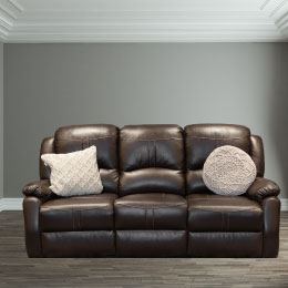 Lorraine Bel-Aire Deluxe Mocha Reclining Sofa